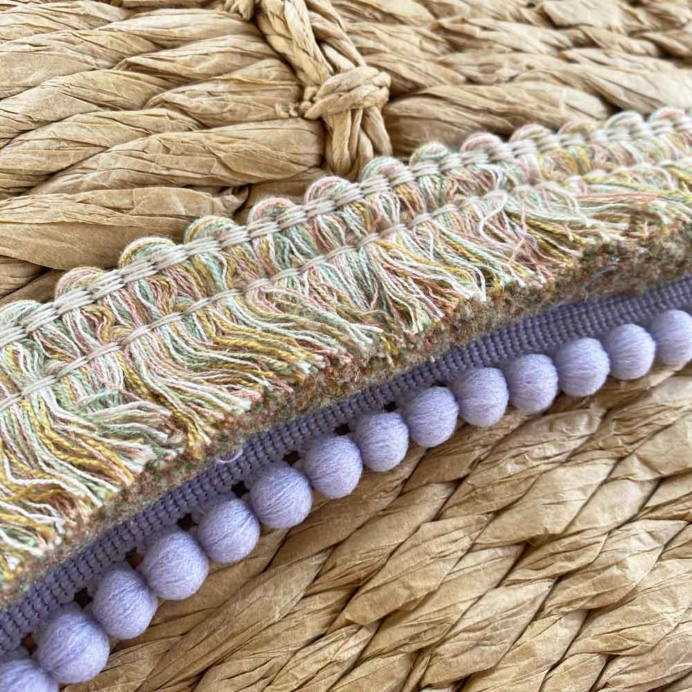 Borsa in paglia con nome personalizzato Nizza