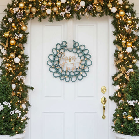 Ghirlanda Vischio in Cotone Personalizzabile