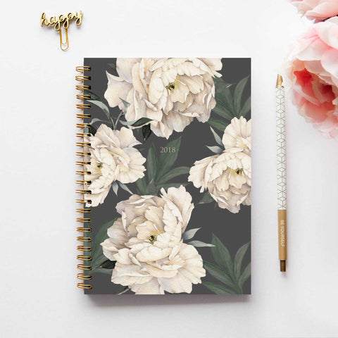 Agenda personalizzata Floral Grey