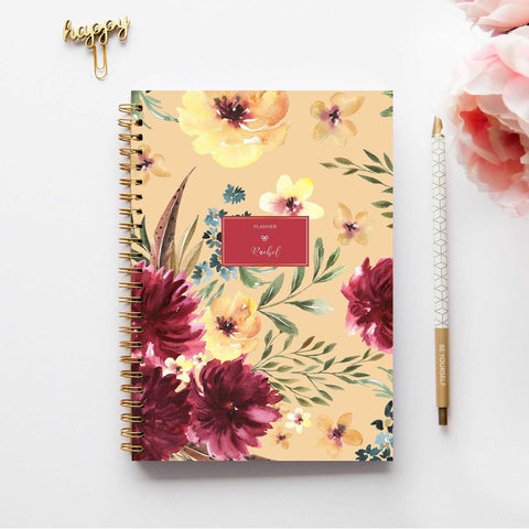 Agenda personalizzata Floral Honey