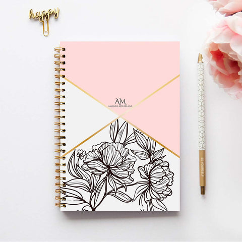 Agenda personalizzata Geo Flowers
