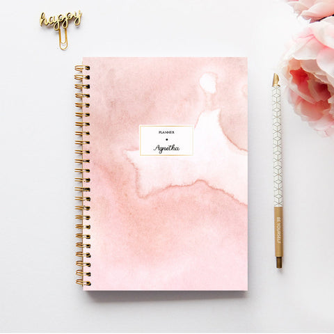 Agenda personalizzata Pink dusk