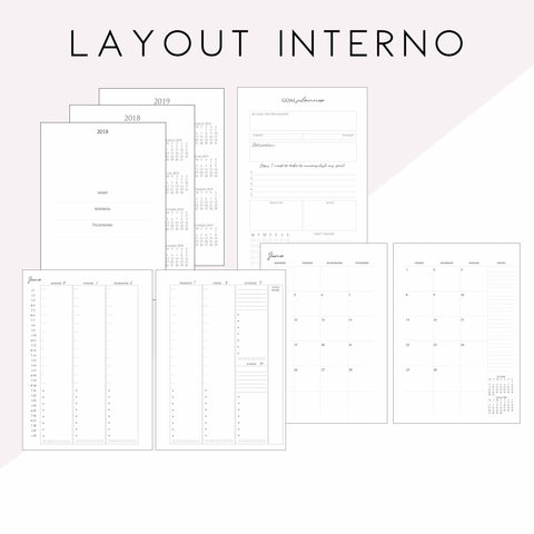 Agenda personalizzata Winter Flowers