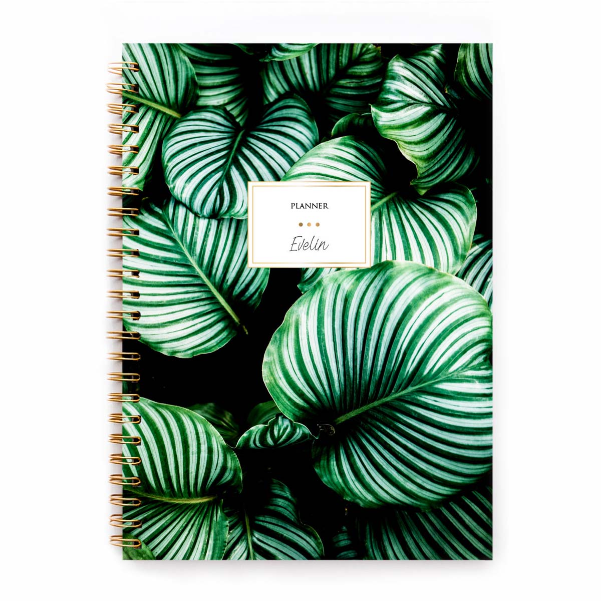 Agenda personalizzata con nome o iniziali Tropical