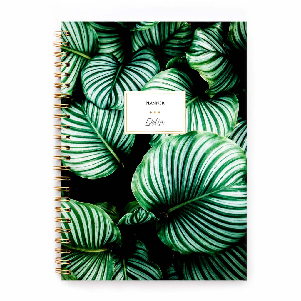 Agenda personalizzata con nome o iniziali Tropical