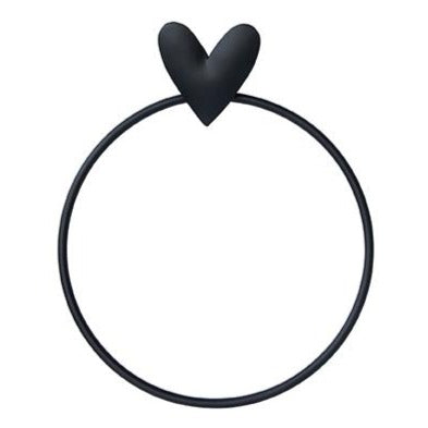 Bastion Collections gancio porta asciugamani cuore