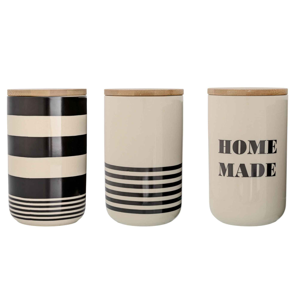 Barattolo Bloomingville in ceramica bianca Home Made
