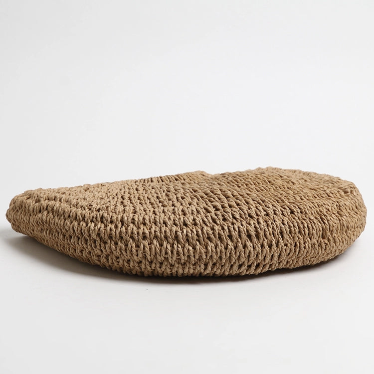 Borsa in paglia con scritta personalizzata