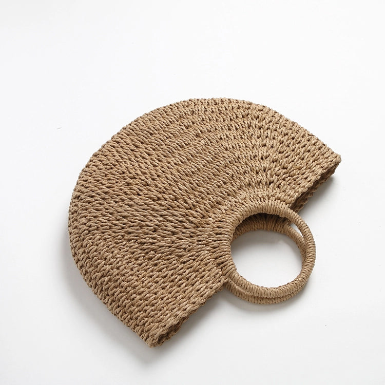 Borsa in paglia con scritta personalizzata