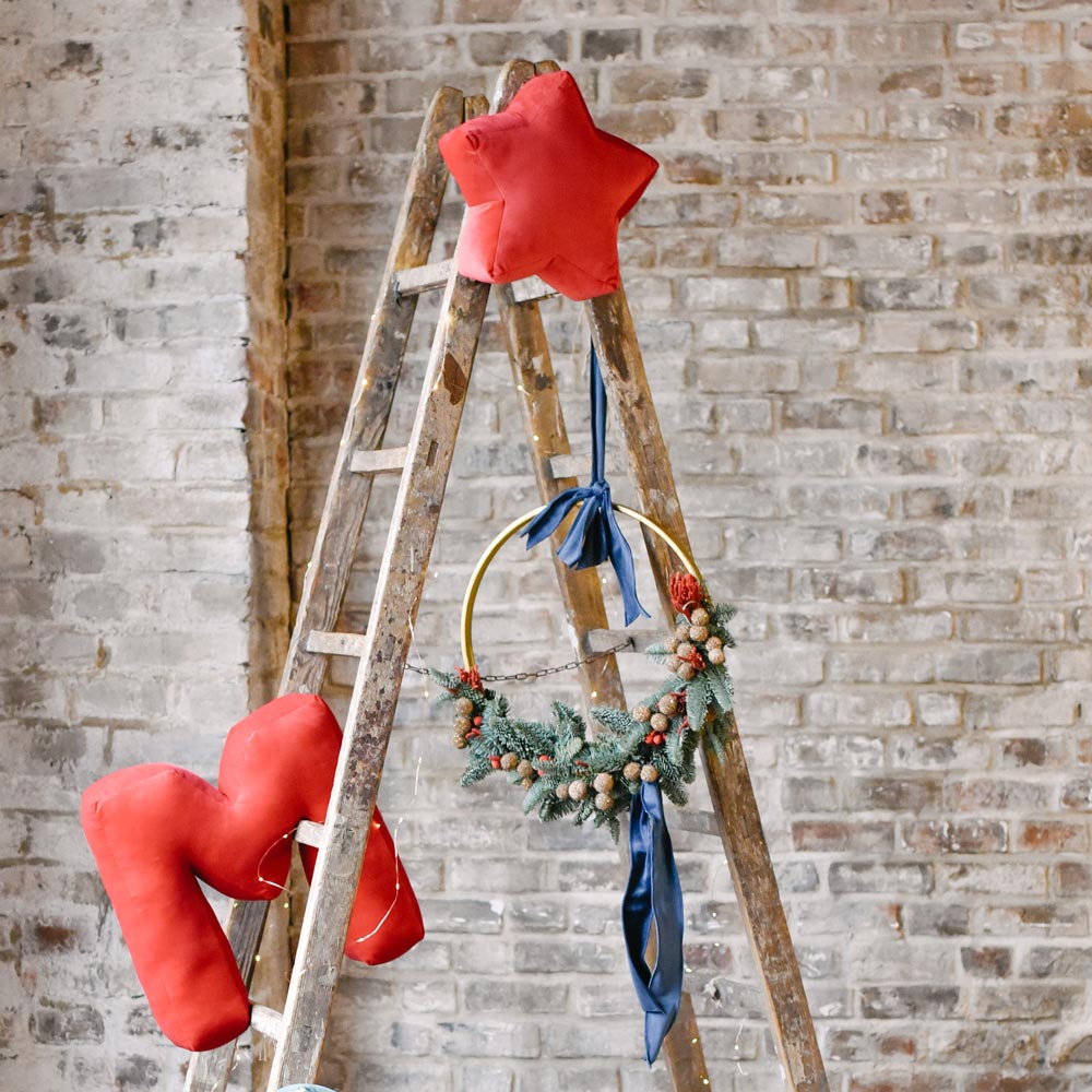 Cuscino Personalizzato a Forma di Lettera Alfabeto Iniziale