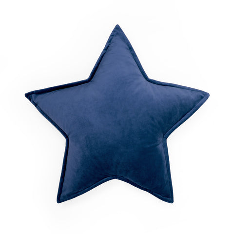 Cuscino Stella Velluto Blu