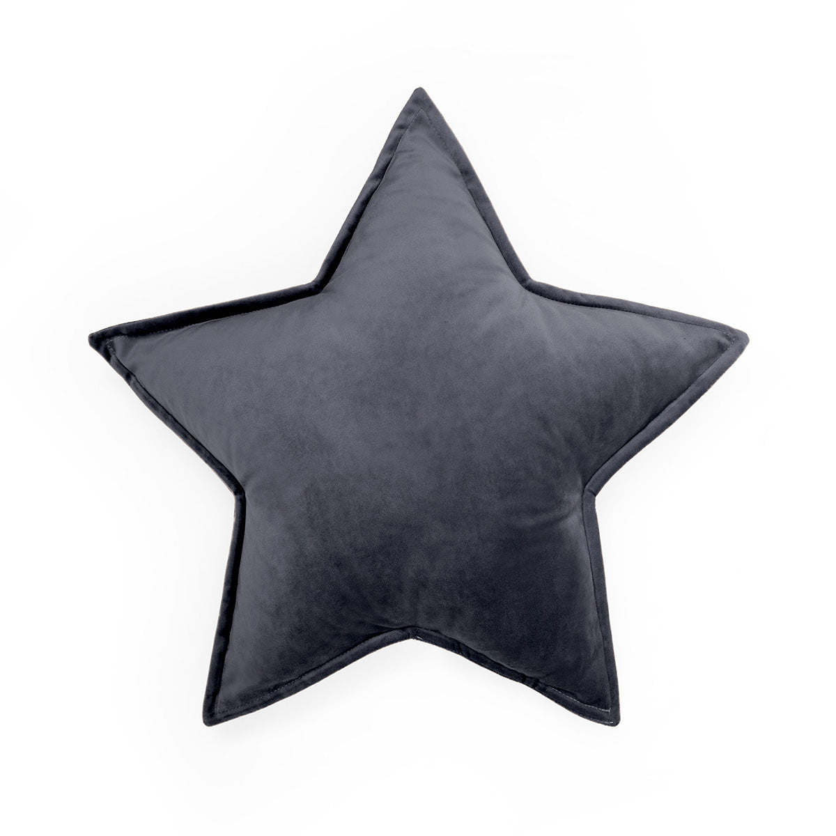 Cuscino Stella Velluto Grigio Antracite