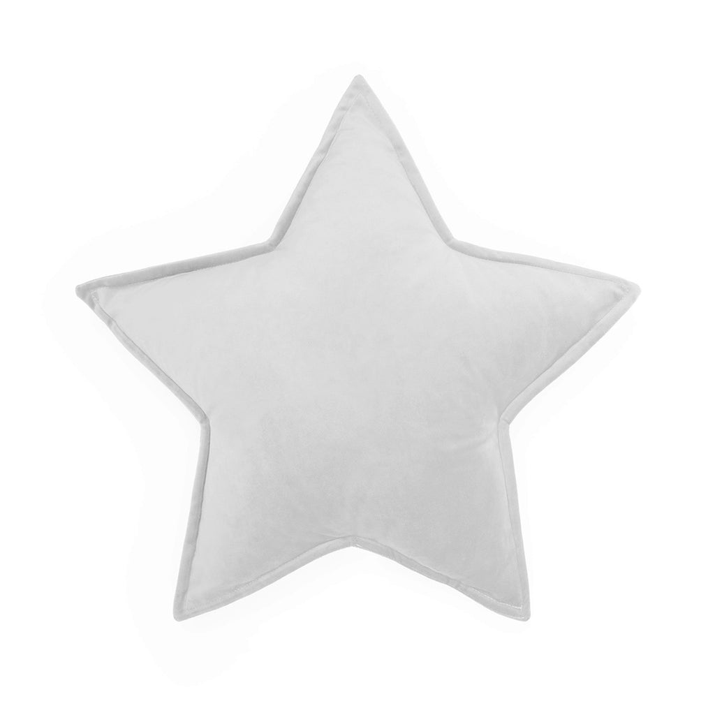 Cuscino Stella Velluto grigio ghiaccio