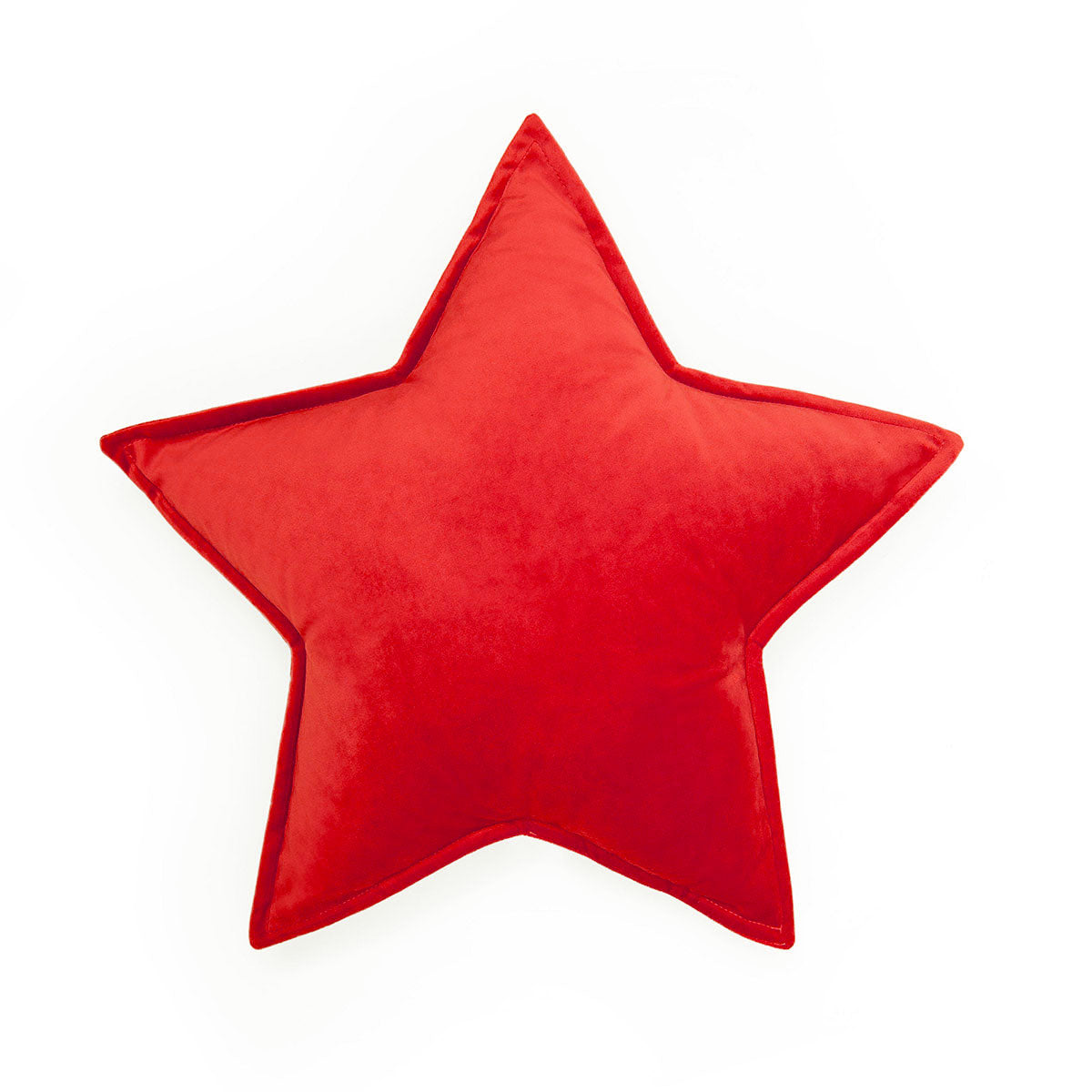 Cuscino Stella Velluto Rosso