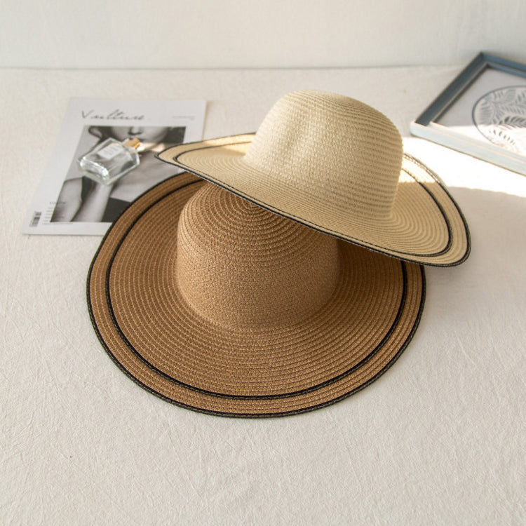 Cappello in paglia con scritta personalizzata