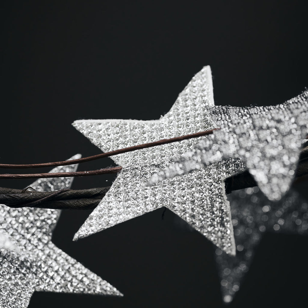 House Doctor Ghirlanda di Stelle Argento