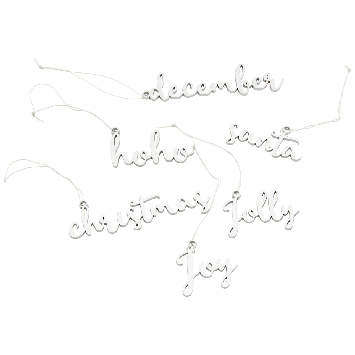 Monograph House Doctor Set di Scritte argentate chiudipacco