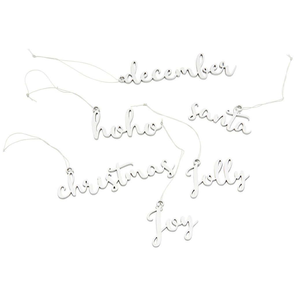 Monograph House Doctor Set di Scritte argentate chiudipacco