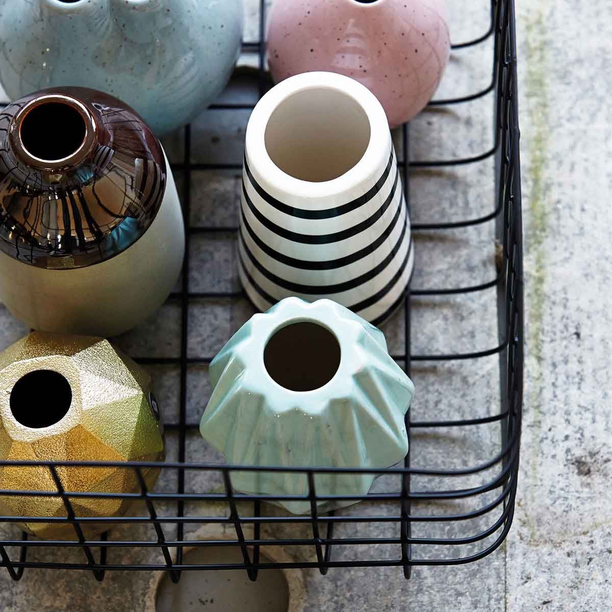 Vaso House Doctor beige e marrone