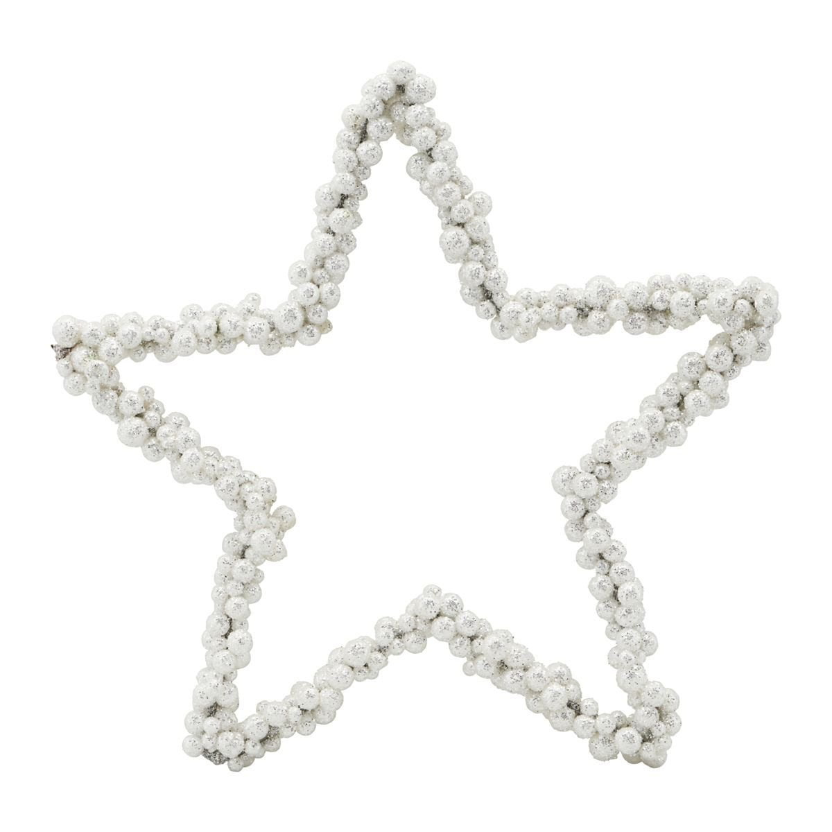 House Doctor Decorazione di Natale Stella Glitter