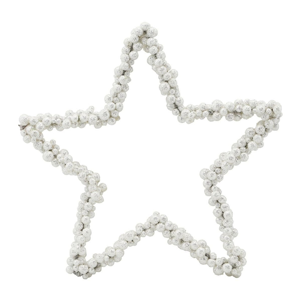 House Doctor Decorazione di Natale Stella Glitter