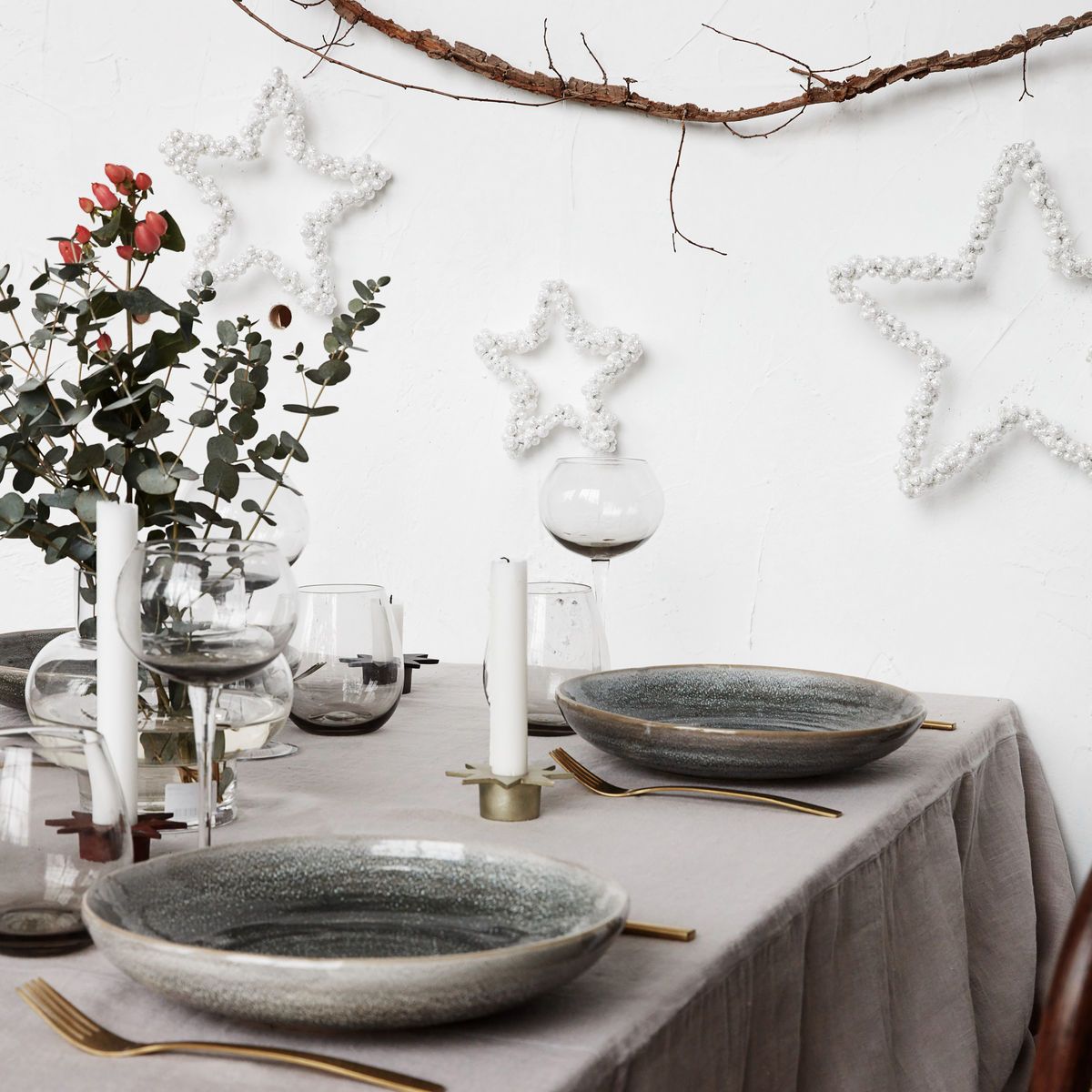 House Doctor Decorazione di Natale Stella Glitter