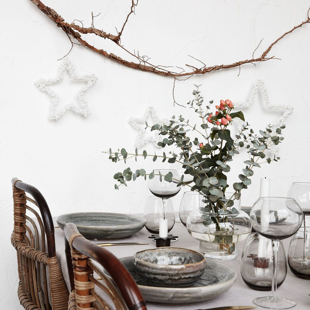 House Doctor Decorazione di Natale Stella Glitter