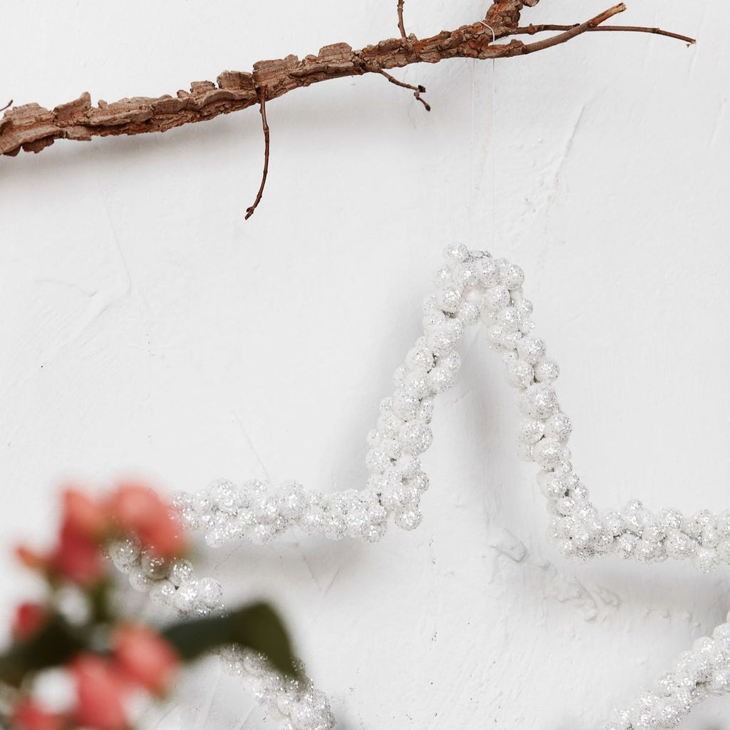 House Doctor Decorazione di Natale Stella Glitter