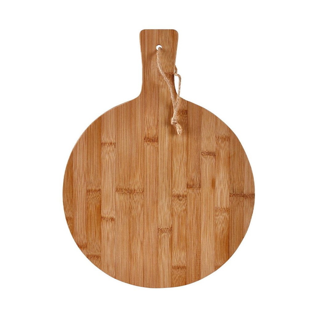 KJ Collection Tagliere rotondo in bamboo
