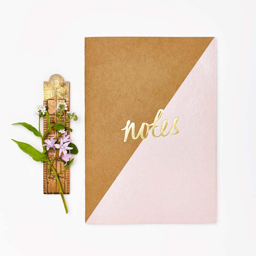 Quaderno Katie Leamon kraft e rosa