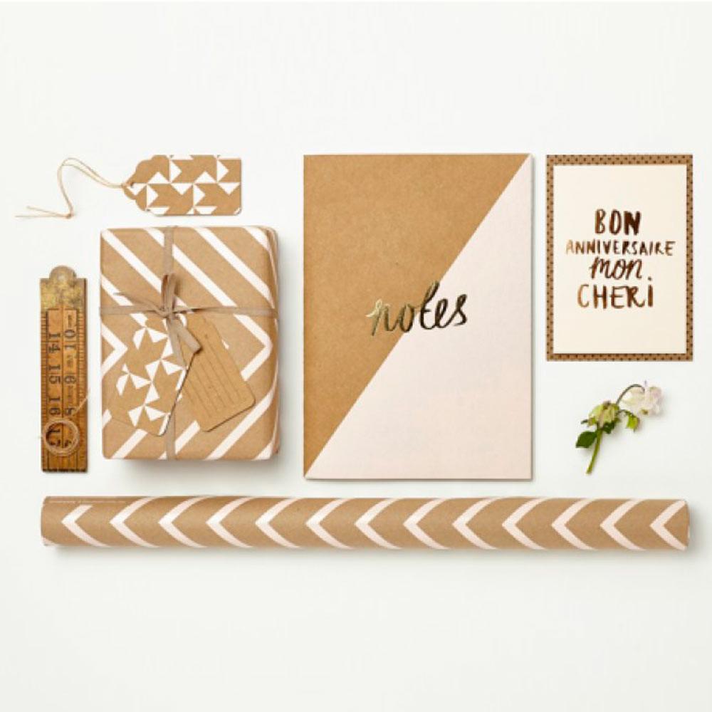 Quaderno Katie Leamon kraft e rosa