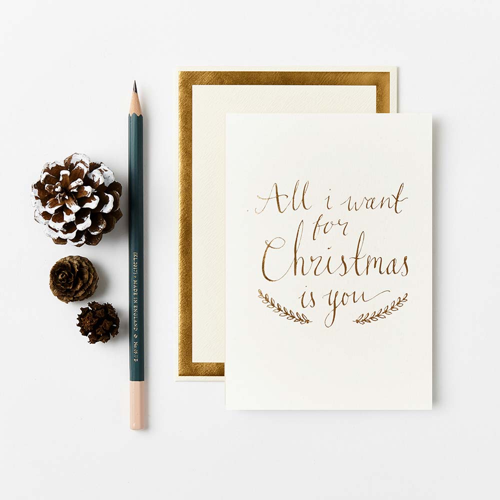Katie Leamon Biglietto d'auguri Natale All I Want For Christmas