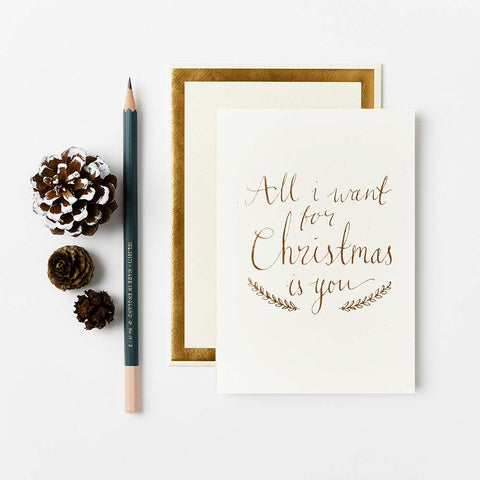 Katie Leamon Biglietto d'auguri Natale All I Want For Christmas