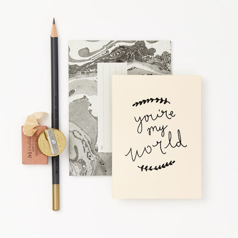 Katie Leamon biglietto d'amore You're my world