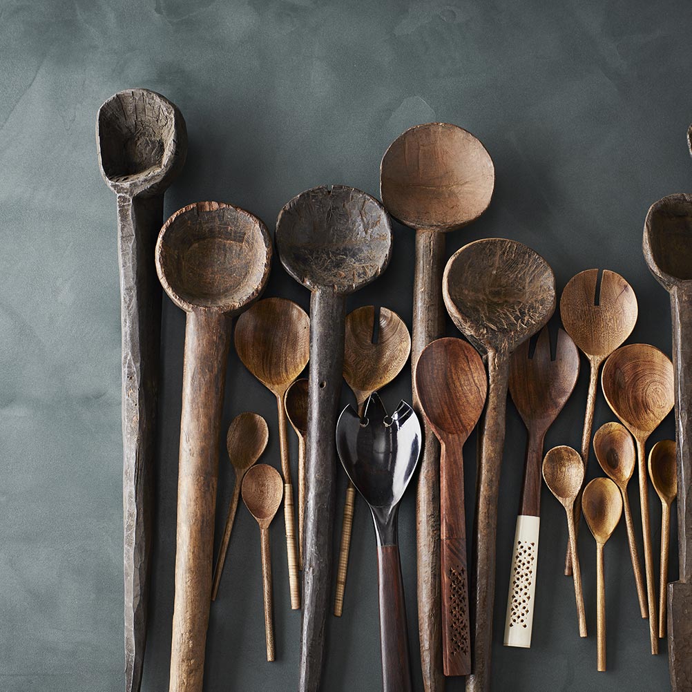 Madam Stoltz posate da servizio in legno