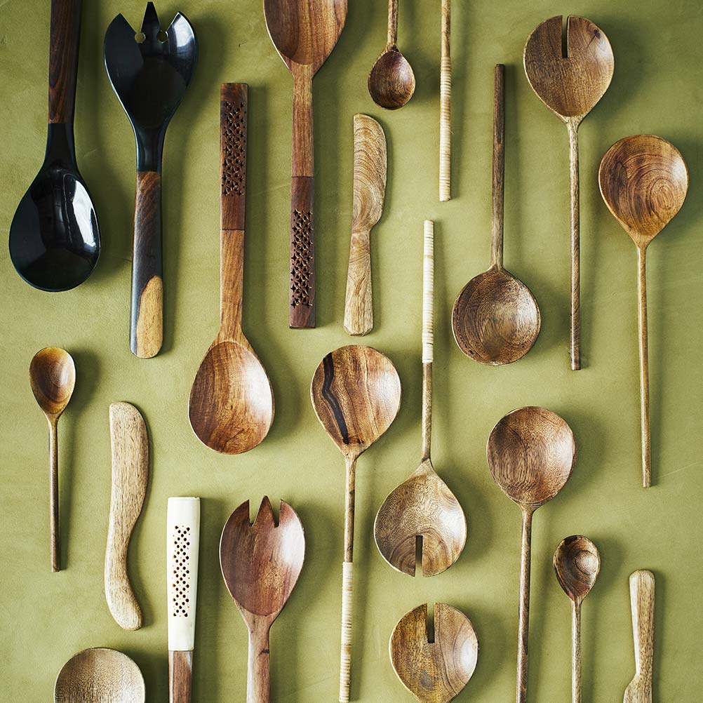 Madam Stoltz posate da servizio in legno