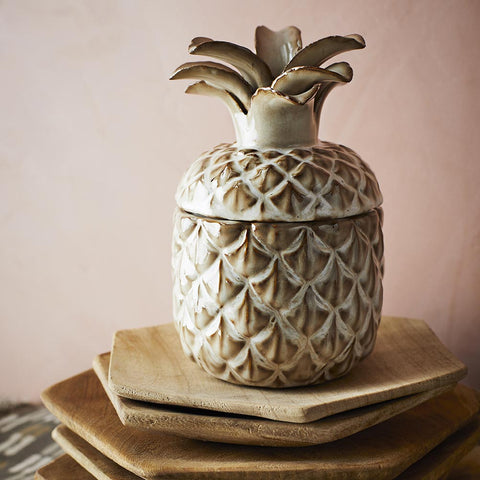 Contenitore ananas in ceramica