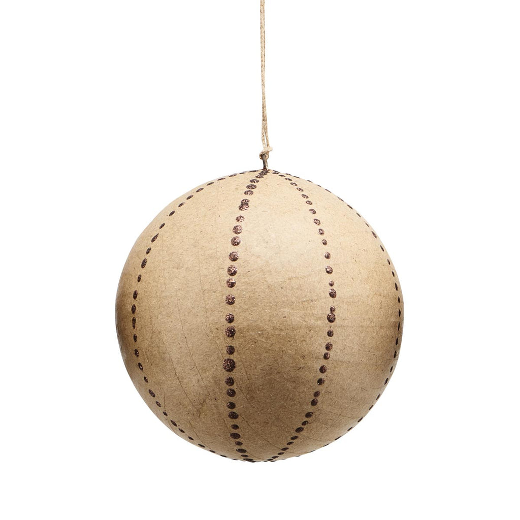 Set di Palline per l'Albero di Natale Kraft & Glitter