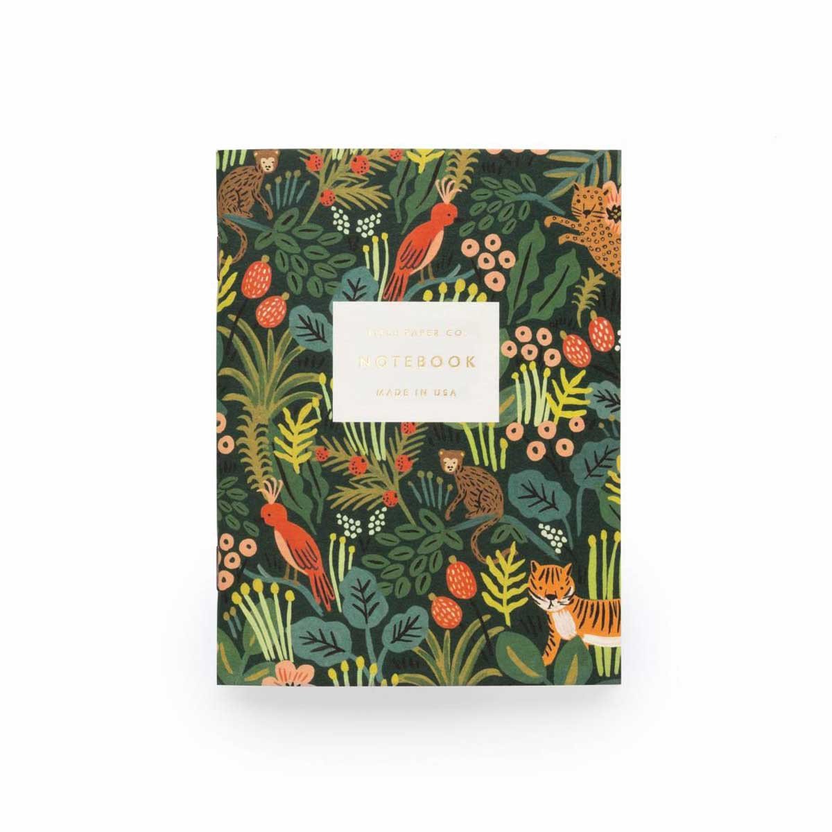 Set di taccuini Rifle Paper Co. fantasia righe e giungla