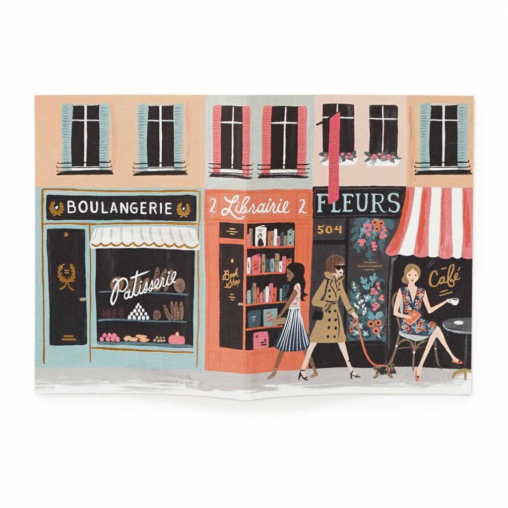Set di quaderni Rifle Paper Co. fantasia Parigi e fiori rosa