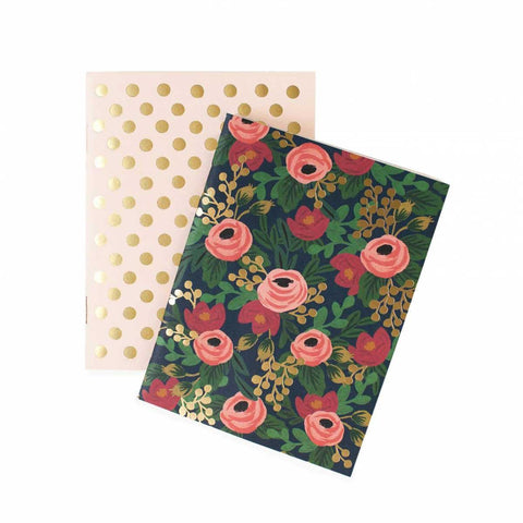 Set di taccuini Rifle Paper Co. fantasia pois e rose