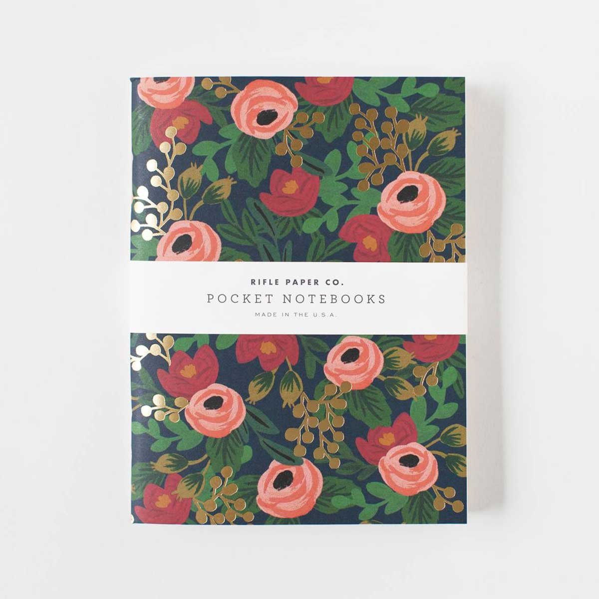 Set di taccuini Rifle Paper Co. fantasia pois e rose