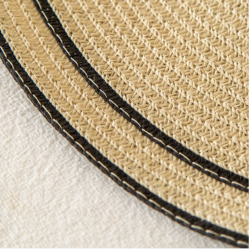 Cappello in paglia con scritta personalizzata