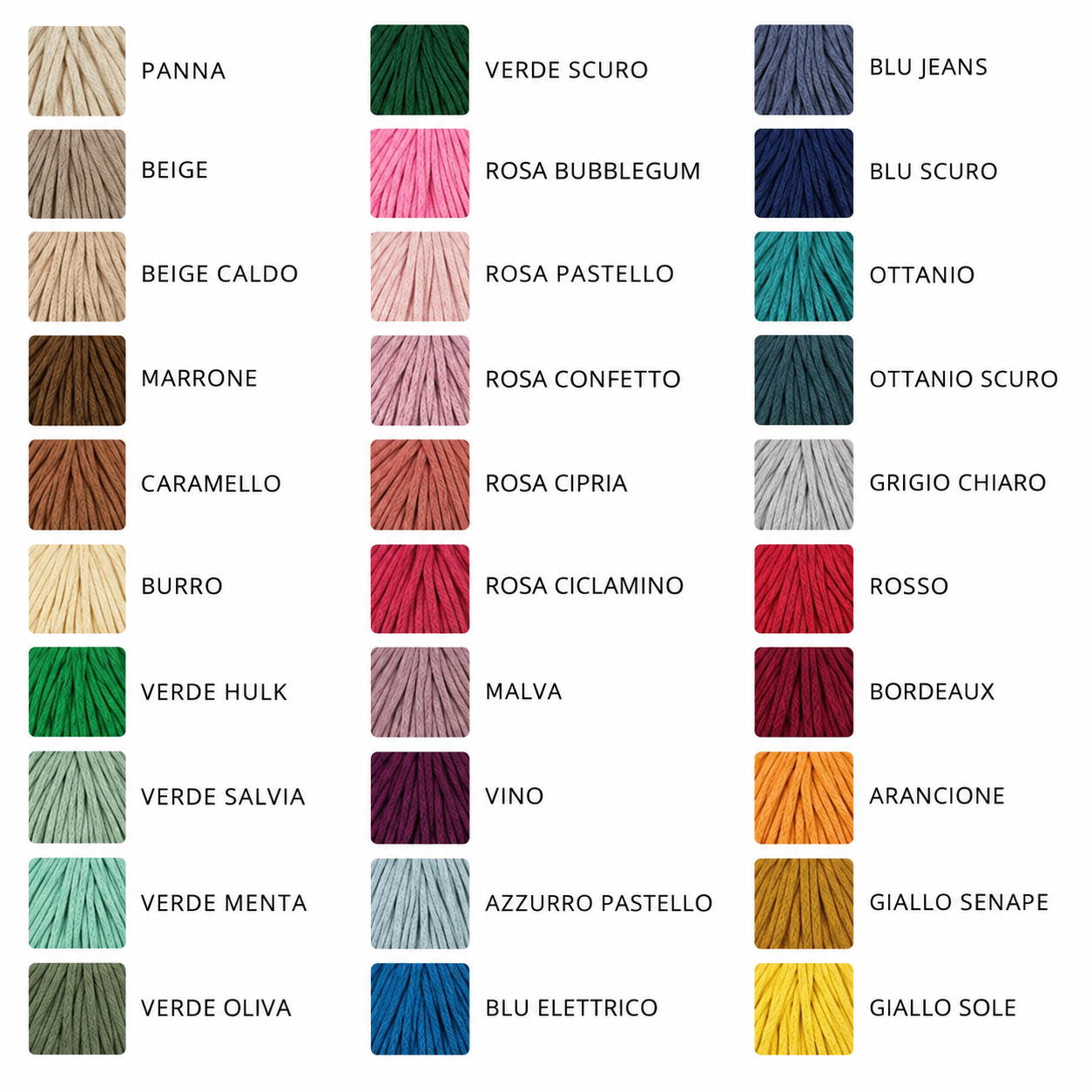 Cartella colori Dust/Rose