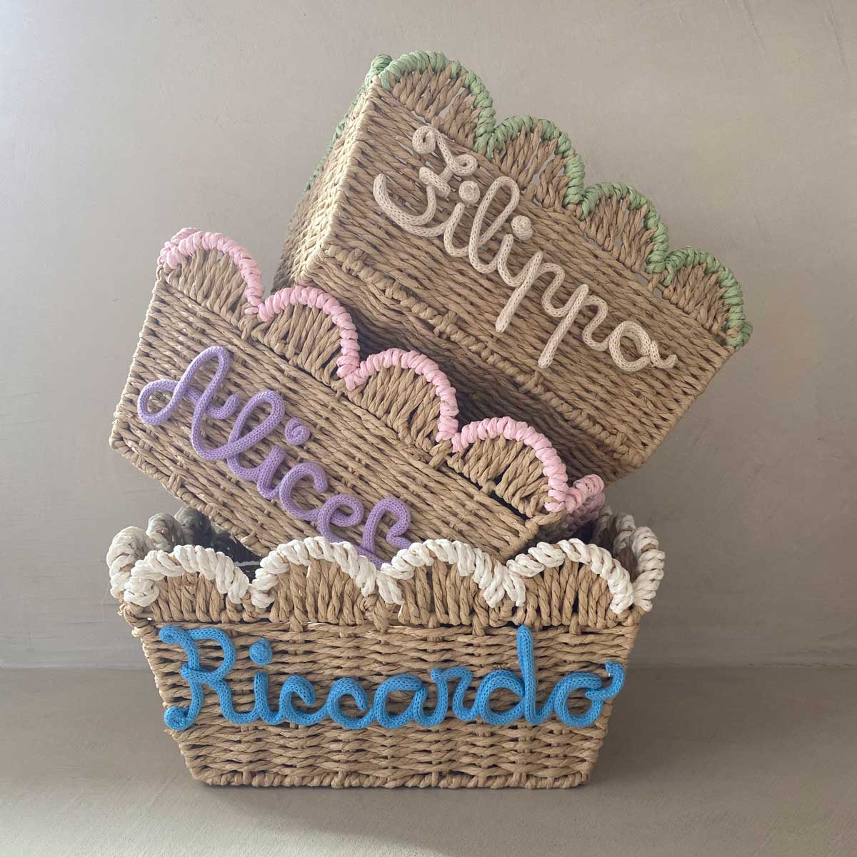 Cestino portaoggetti personalizzato