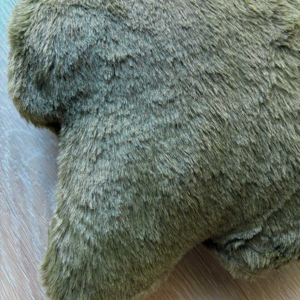 Cuscino Albero di Natale in Pelliccia con Scritta Personalizzata