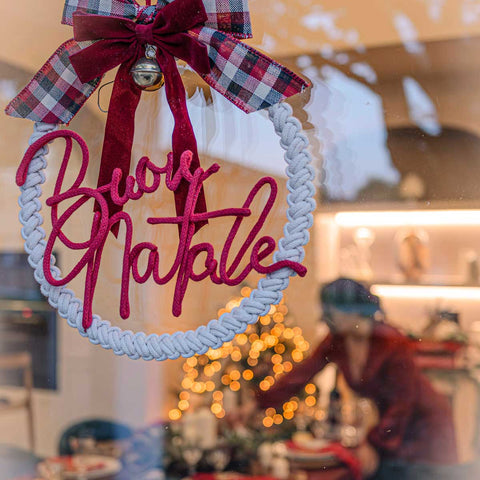 Ghirlanda in Cotone Intrecciato Personalizzabile