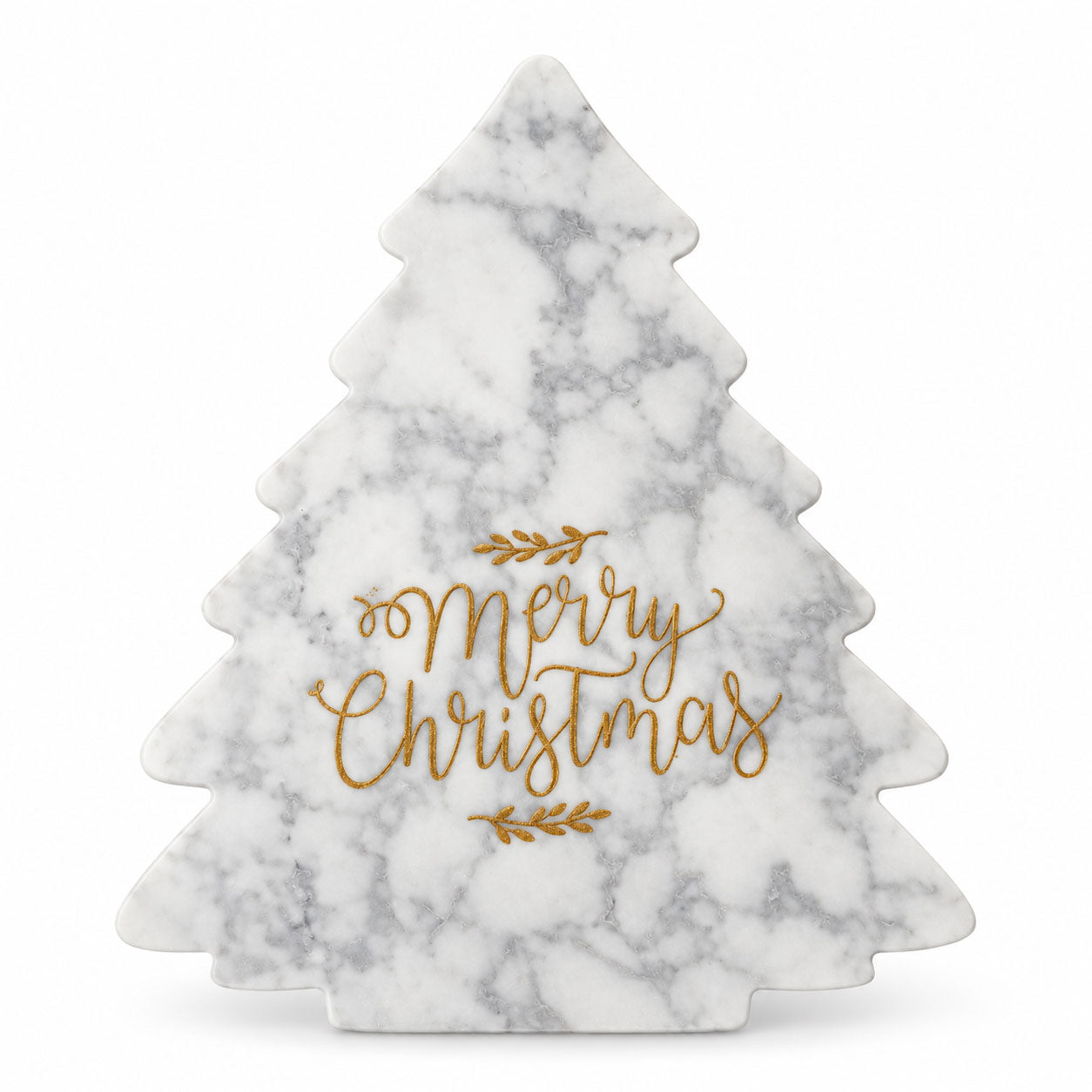 Tagliere albero in marmo Merry Christmas