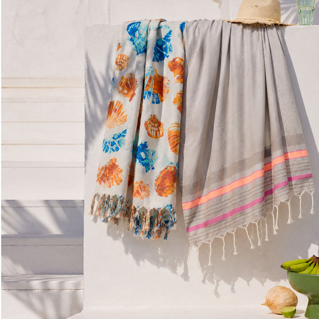 Telo mare fouta cotone beige