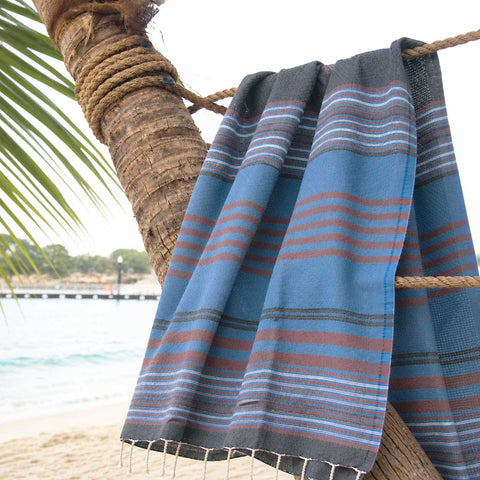 Fouta in cotone oltremare